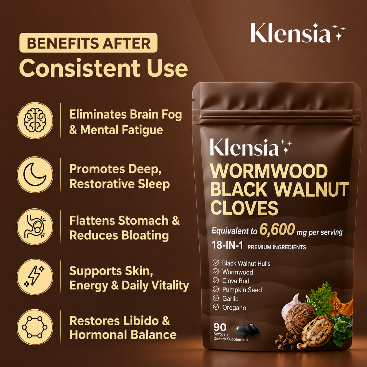 Flush Out Hidden Parasites & Larva with Wormwood Black Walnut Cloves