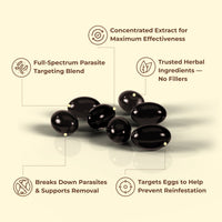 Flush Out Hidden Parasites & Larva with Wormwood Black Walnut Cloves